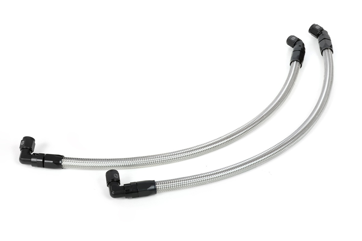 ストレートオイルクーラーホースセット #6 9-10/13R ブラック仕様 | ACTIVE