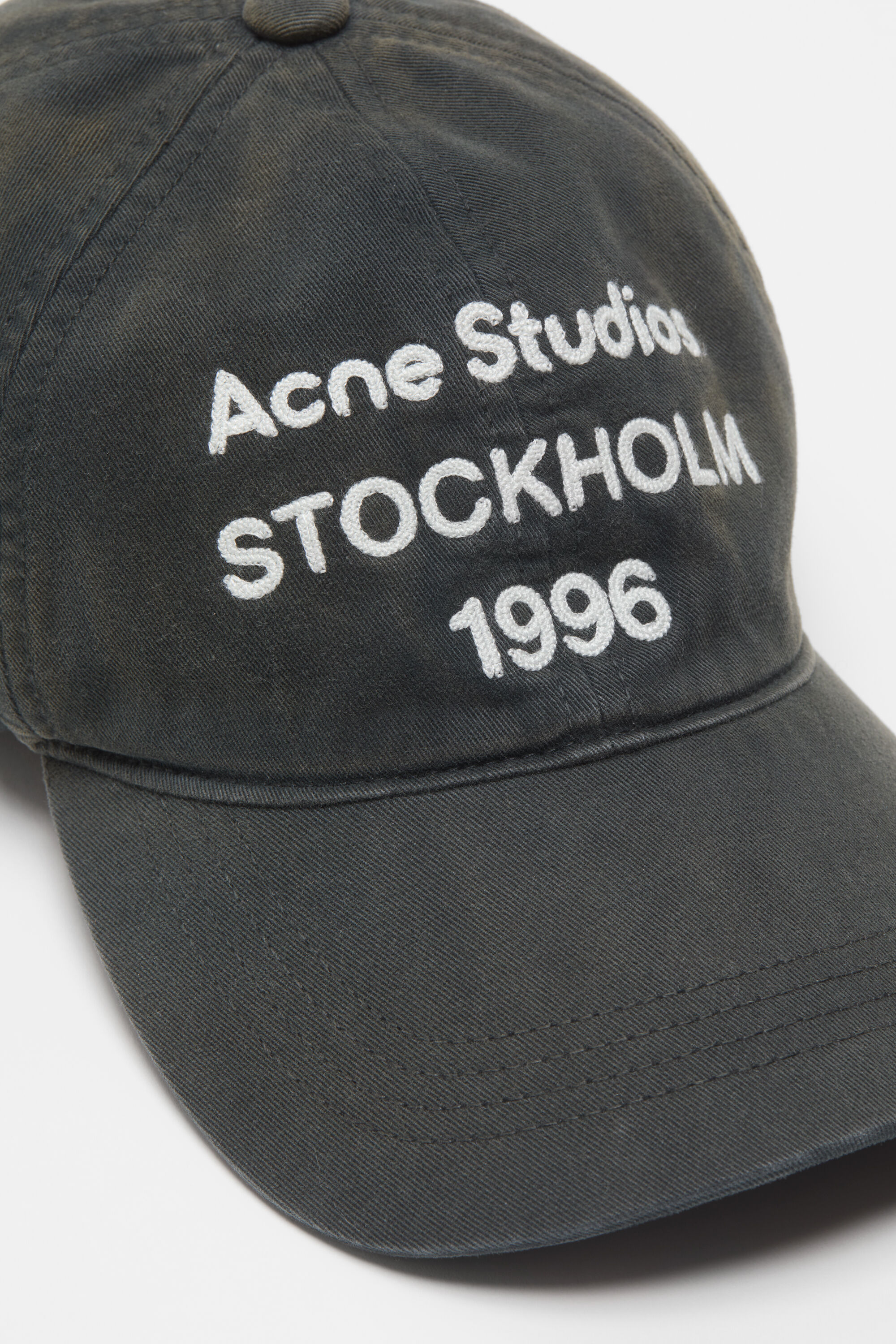 Acne Studios - ロゴキャップ - フェイデッドブラック
