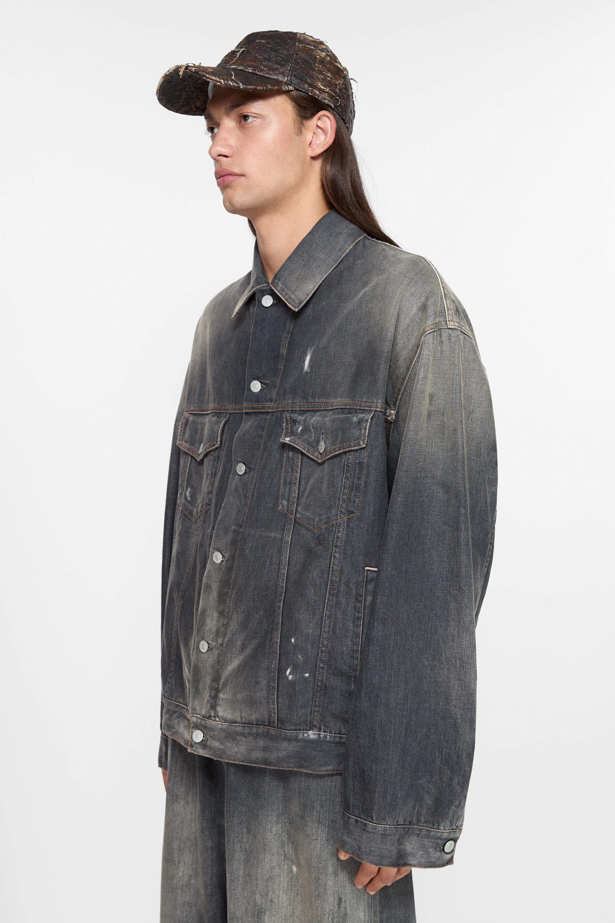 Acne Studios - デニムジャケット - オーバーサイズフィット - ブラック