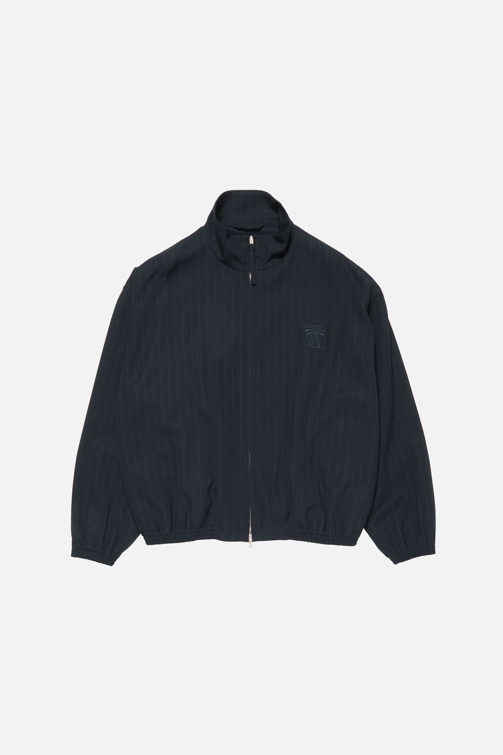 Acne Studios - Pinstripe zip jacket - Navy