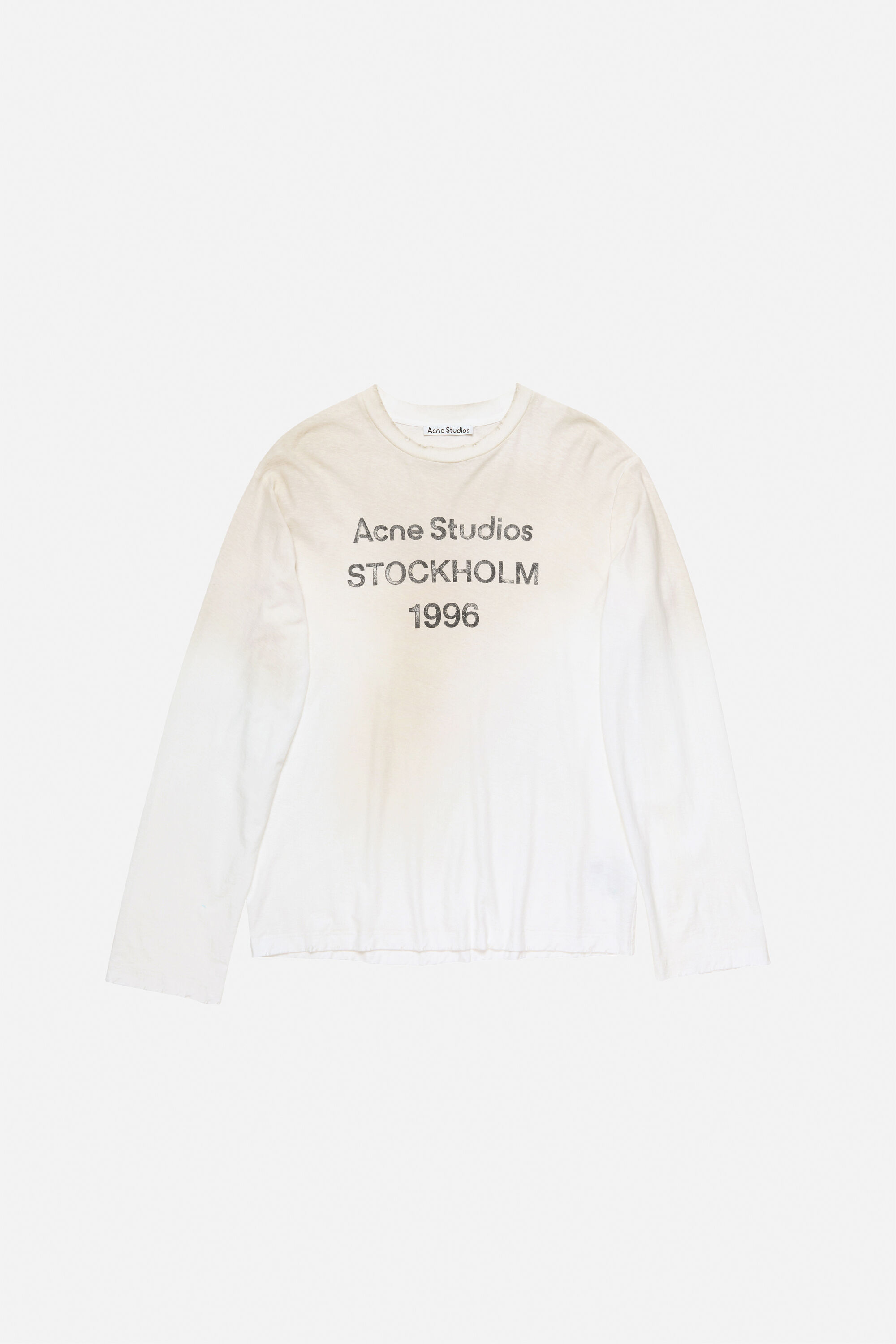 Acne Studios - ロゴTシャツ - リラックスフィット - ダスティホワイト