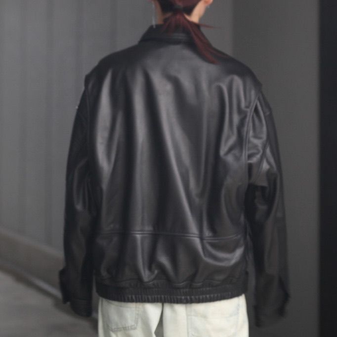 YOKE - 【残りわずか】Leather Flight Jacket | ACRMTSM ONLINE STORE