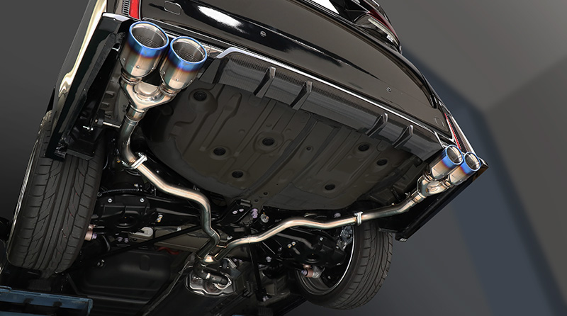 最低地上高アップ！！40系ヴェルファイア 専用マフラー＆リヤアンダー