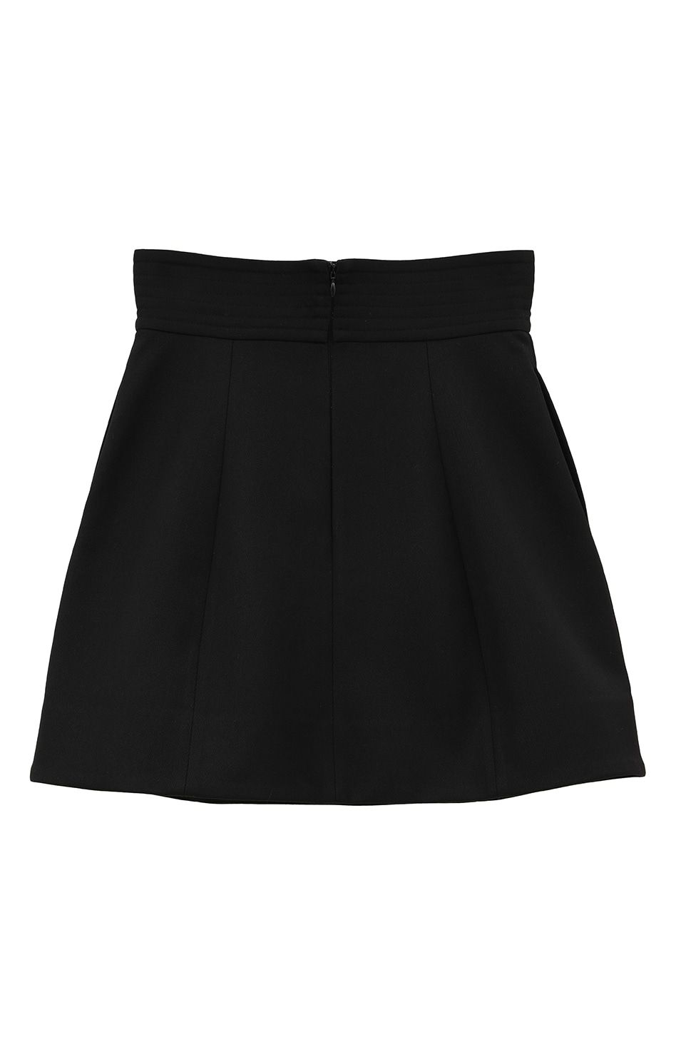 CLANE - ミニスカート - WIDE BELT CONSTRUCTIVE MINI SKIRT - BLACK