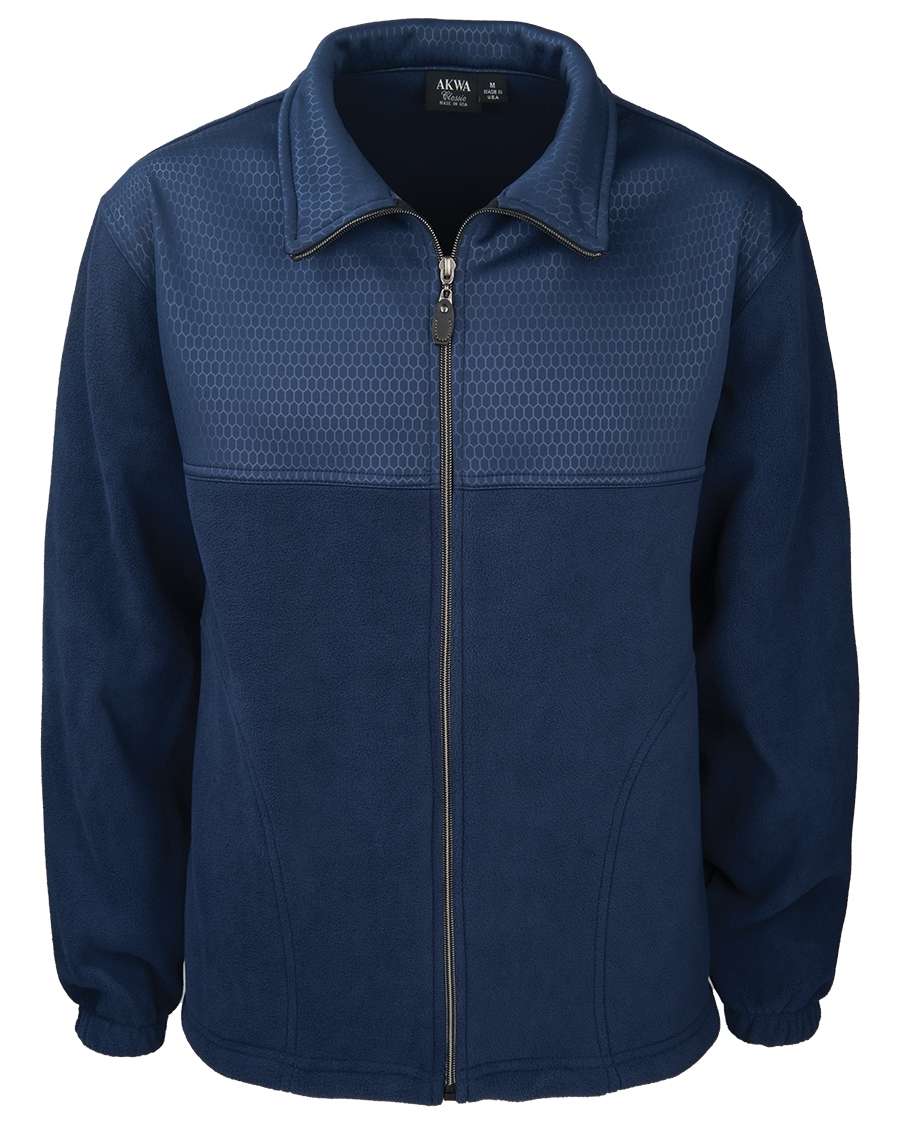 9682-SSE Men's Soft Shell Embossed Full Zip Jacket