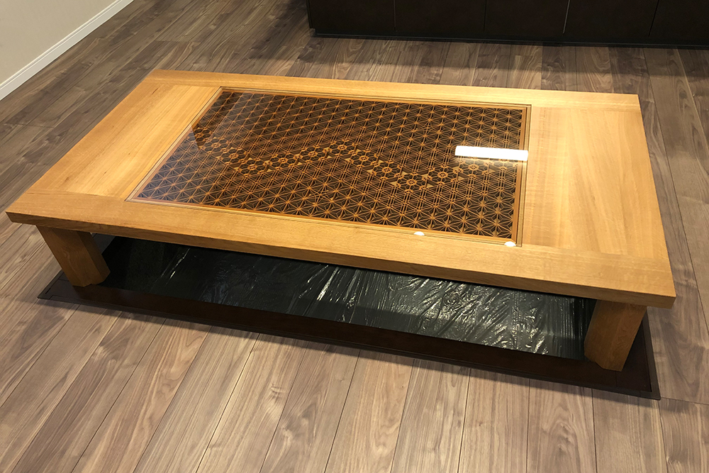 秋山木工 / 思い出の組子を、掘り炬燵の座卓で繋ぐ