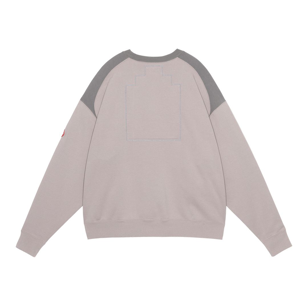 C.E - Panel Shoulder Crew Neck Beige | ALTERFATE