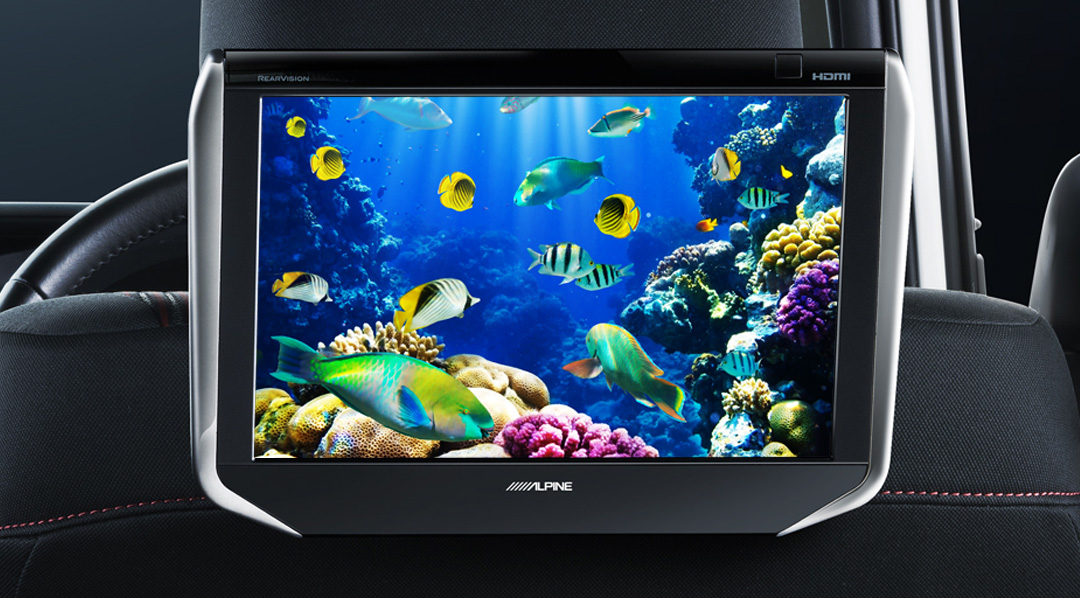 10.1型WXGAヘッドレスト取付け型リアビジョン2台パックSXH10ST | カー