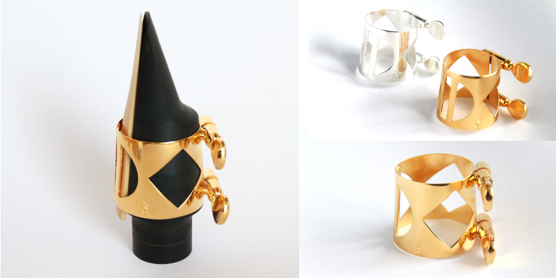 アトリエMOMOアルトサックス リガチャー販売開始！|サックスオンライン