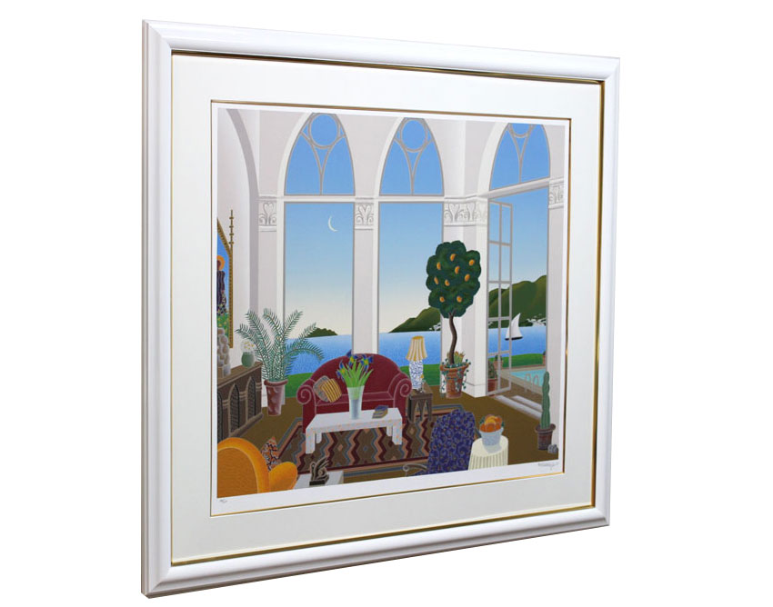 トーマス・マックナイト（Thomas McKnight）版画 レッドカウチ｜絵画