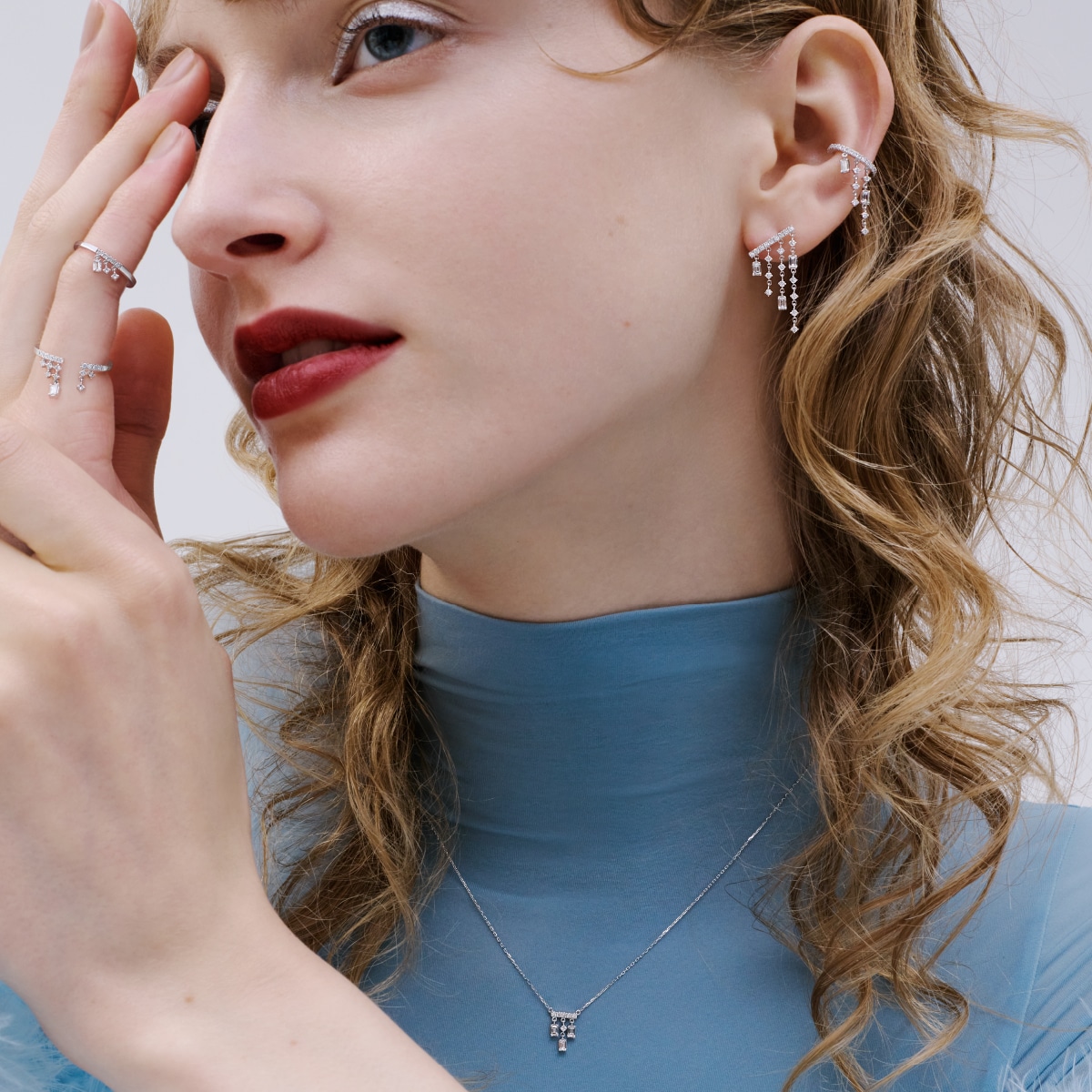 シャンデリアスウェイプチ ネックレス | AHKAH / アーカー | 【公式