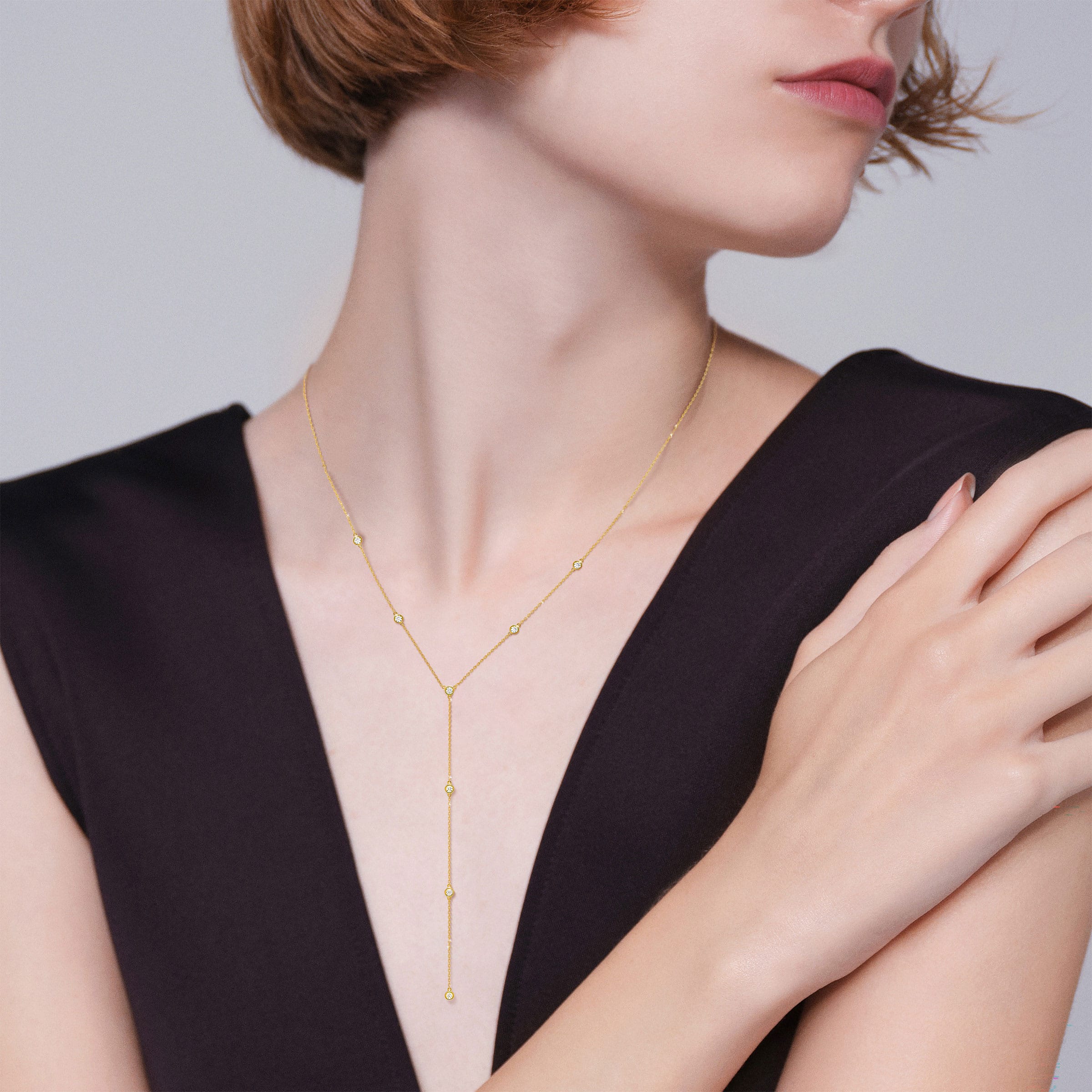 ヌーディーラヴァリエールステーション ネックレス | AHKAH / アーカー