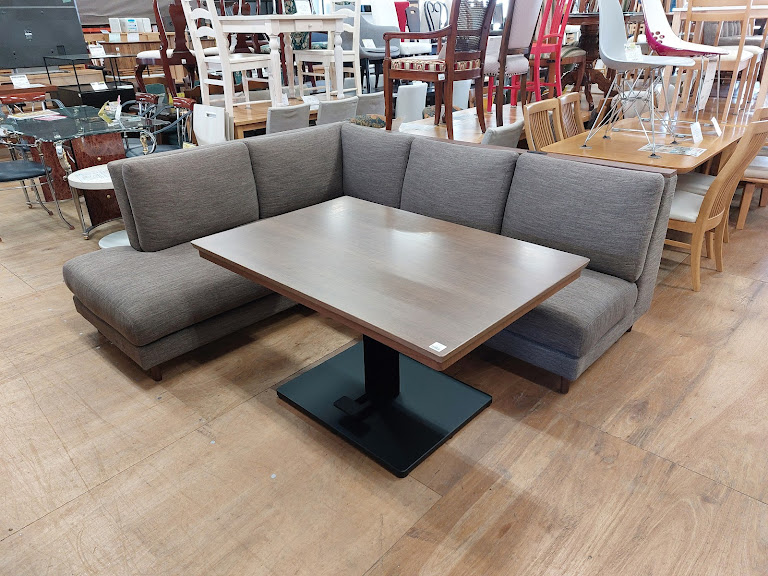 ニトリ 2021年製 昇降式温調ダイニングこたつテーブル＆リビング