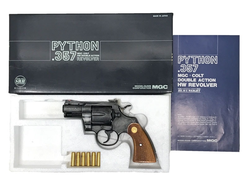 MGC] コルトパイソン 357マグナム 2.5インチ スーパーリアルHW/SRH