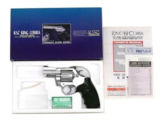 KSC] コルト キングコブラ 2.5インチ ステンレスシルバーモデル 発火
