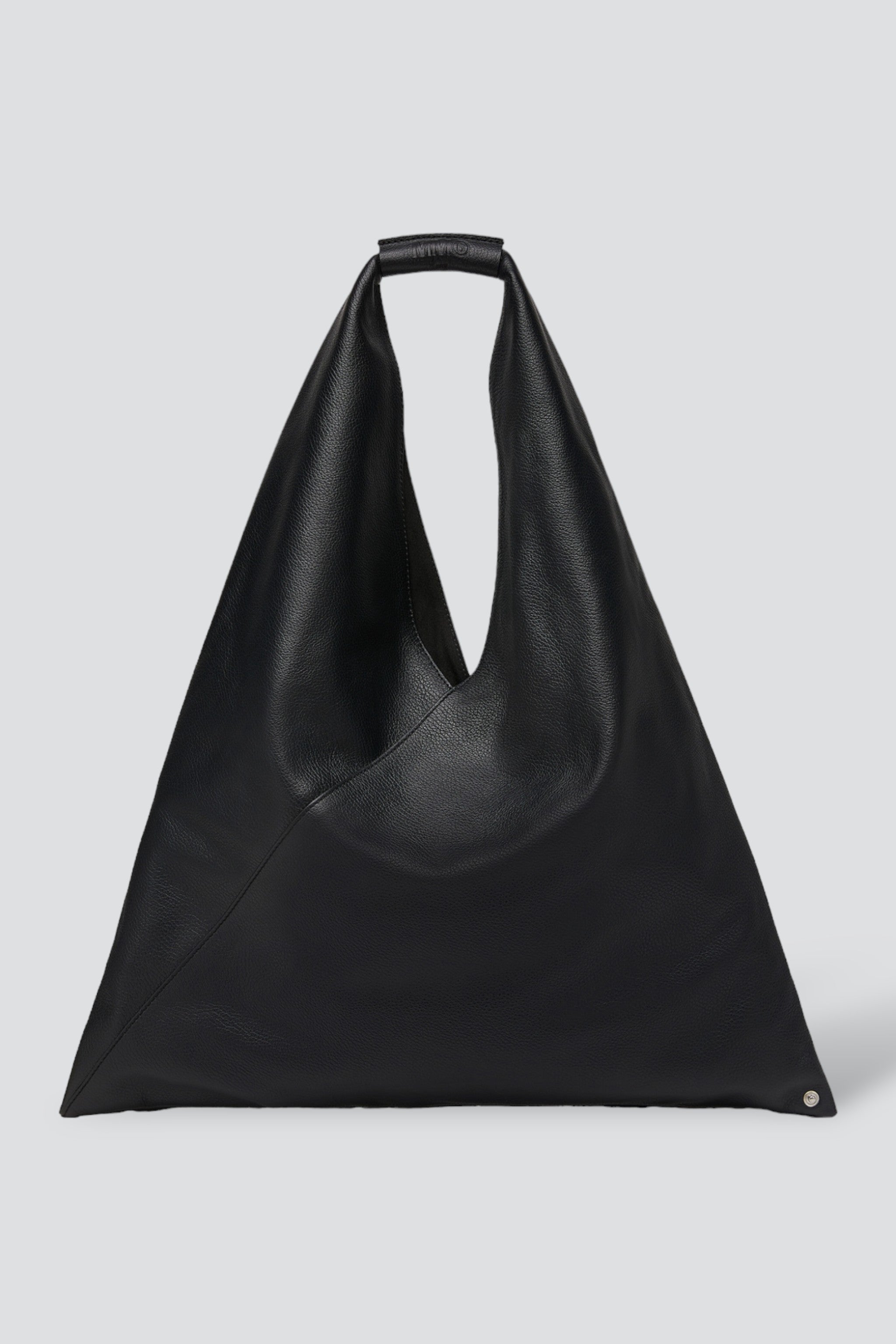 Black Grain Leather Japanese Bag - Maison Margiela MM6 – Assembly