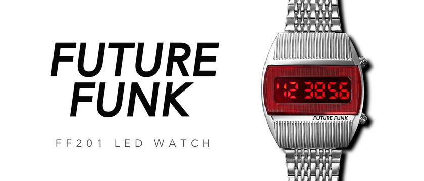 FUTURE FUNKにLEDウォッチが新登場 8/26より公式オンラインストア及び