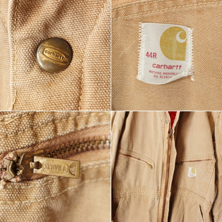60s 70s USA製 carhartt カーハート キルティングライナー ダック