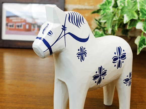 ダーラナホース ブルーフロスティー/Grannas/グラナス (高さ 15cm