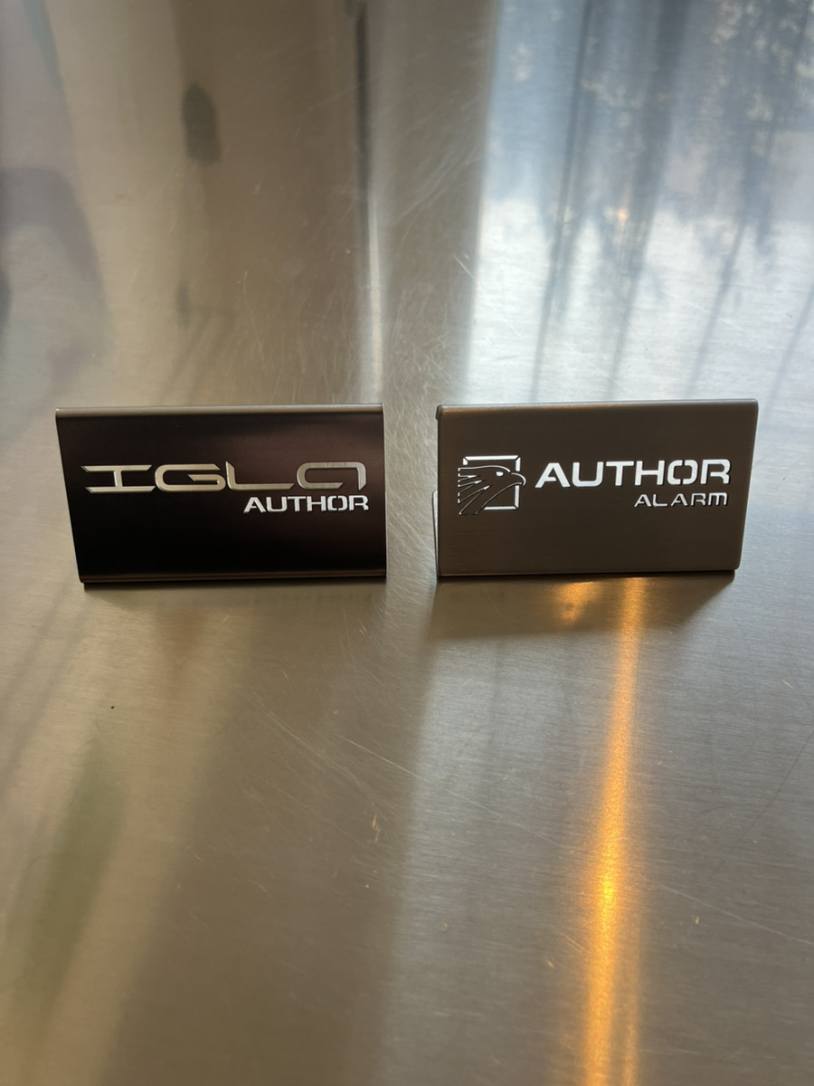 ヘアラインステンレススキャナー新発売！！ - AUTHOR ALARM（オーサー