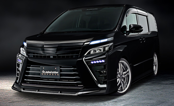 ヴォクシー80系後期用フロントグリル アドミレイション(DEPORTE)エアロ