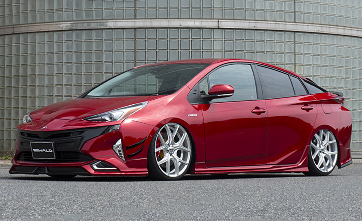 プリウス50系用サイドステップ WALD(ヴァルド)(SPORTS LINE)エアロ