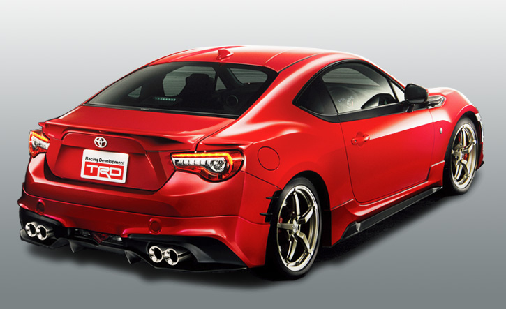 トヨタ86(ZN6系)用リアサイドスポイラー TRD(Performance Line)エアロ