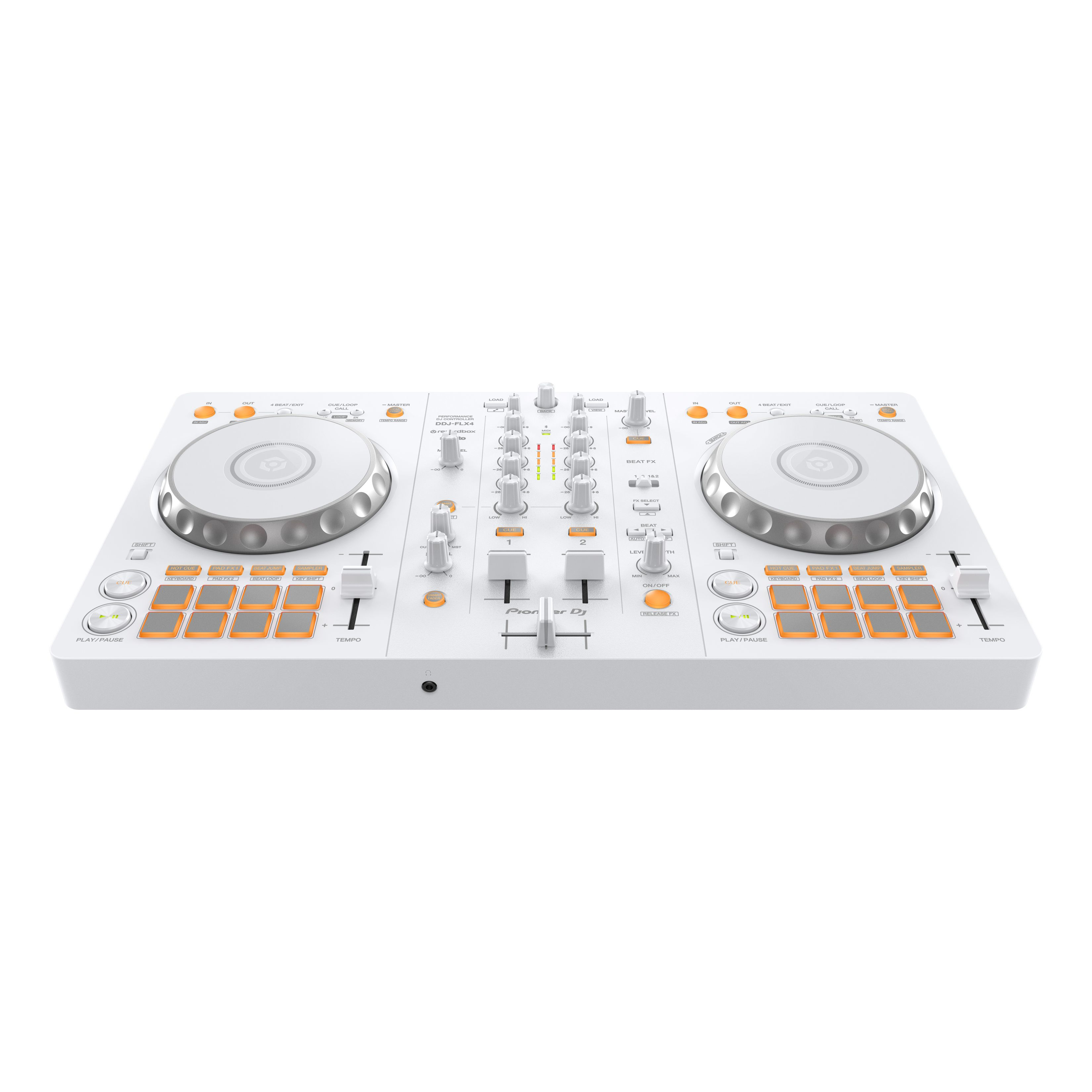 Pioneer DJ DDJ-FLX4-W | Entry Level DJ Controller - White