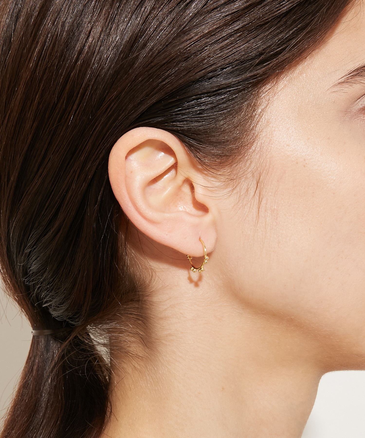 ancient] K10 multi stud mini hoop pierced earring｜ARTIDA OUD