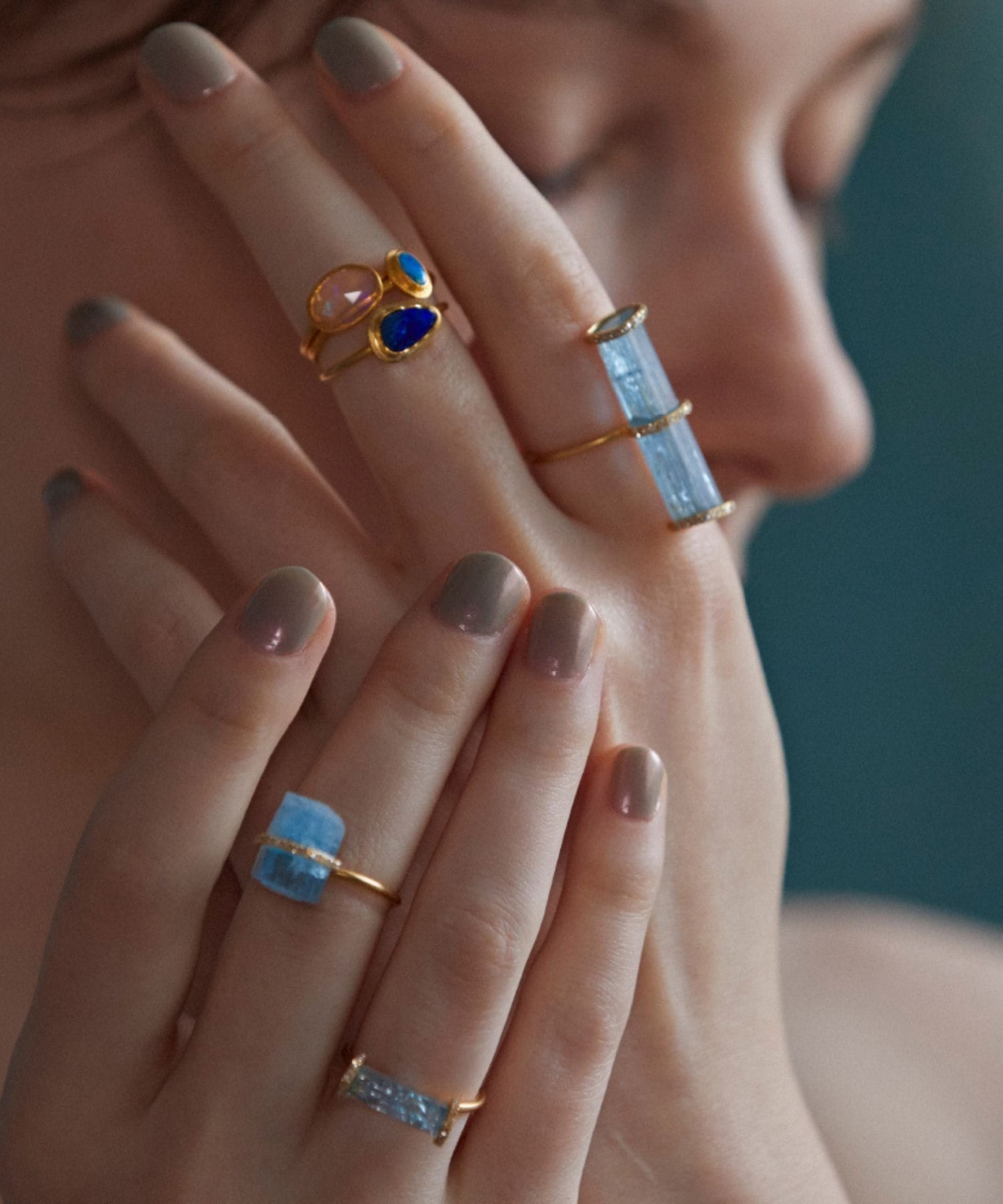 eden] K10 white opal ring｜ARTIDA OUD（アルティーダ ウード）