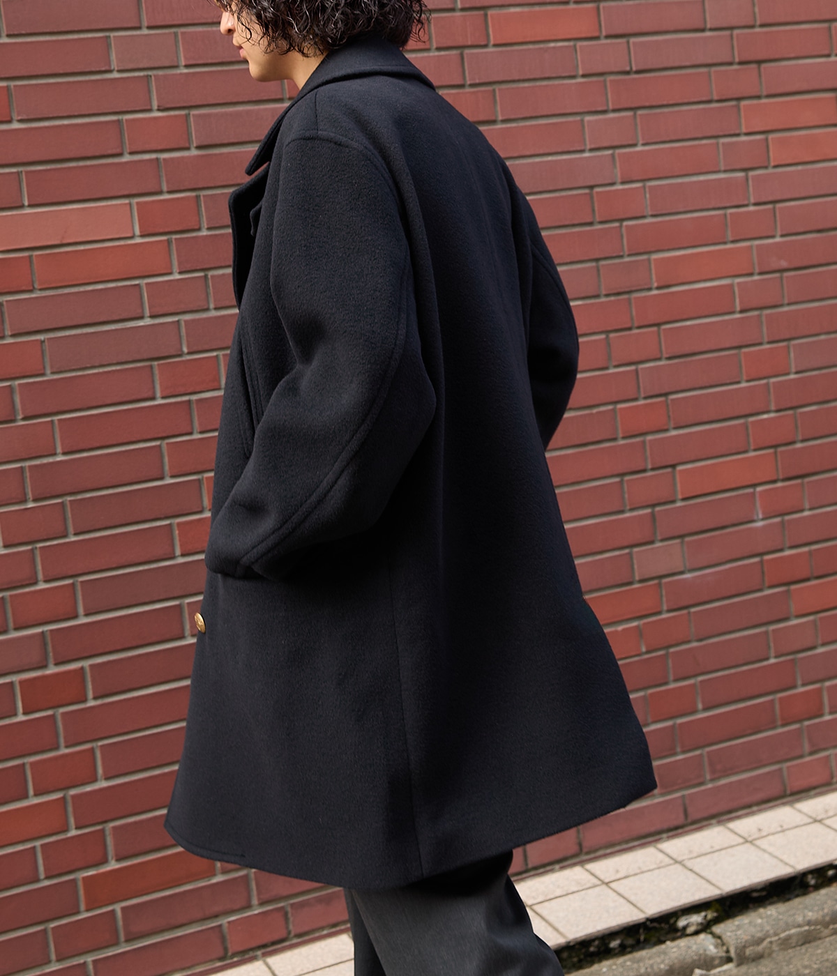 別注 Wool Cashmere Pea Coat | blurhms(ブラームス) / アウター