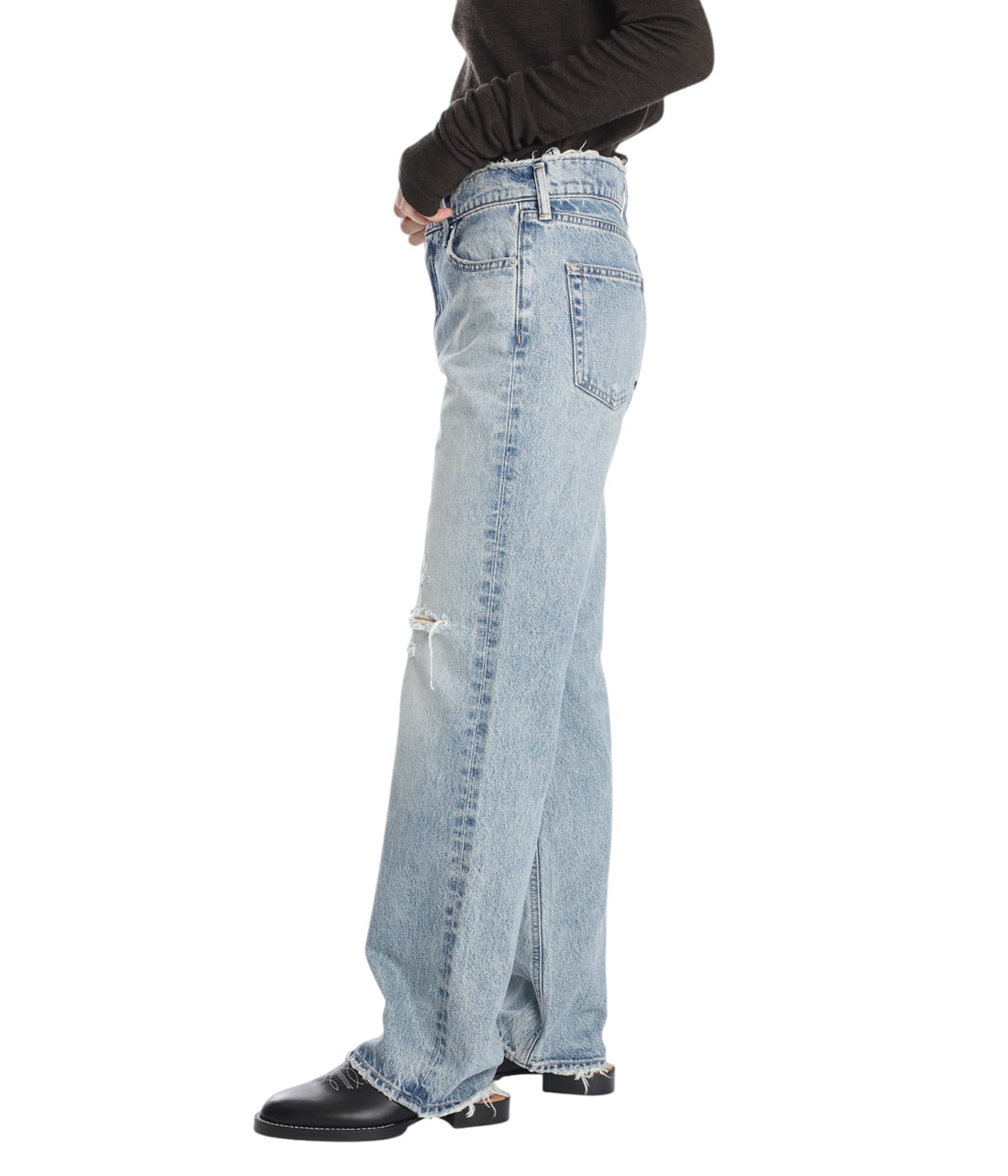 レディース】CRASH DENIM PANTS | CLANE(クラネ) / パンツ デニム