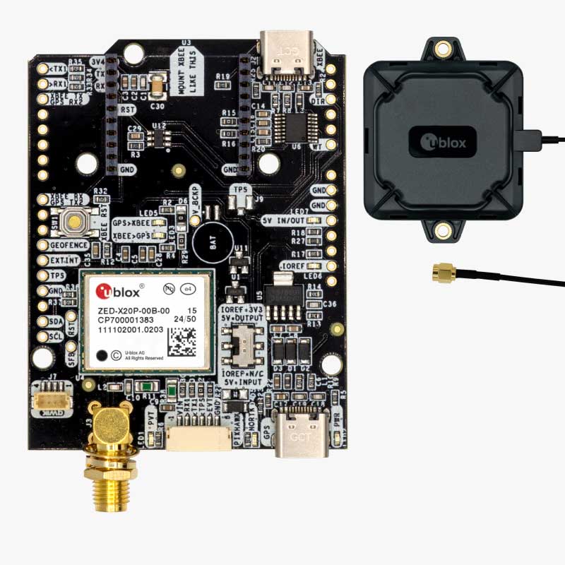 simpleRTK 4 Optimum - Basic Starter Kit u-blox ZED-X20P - ArduSimple