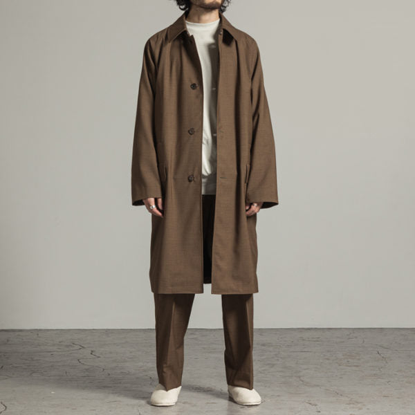RAGLAN MAC COAT ORGANIC WOOL TROPICAL - MARKAWARE 「Area」