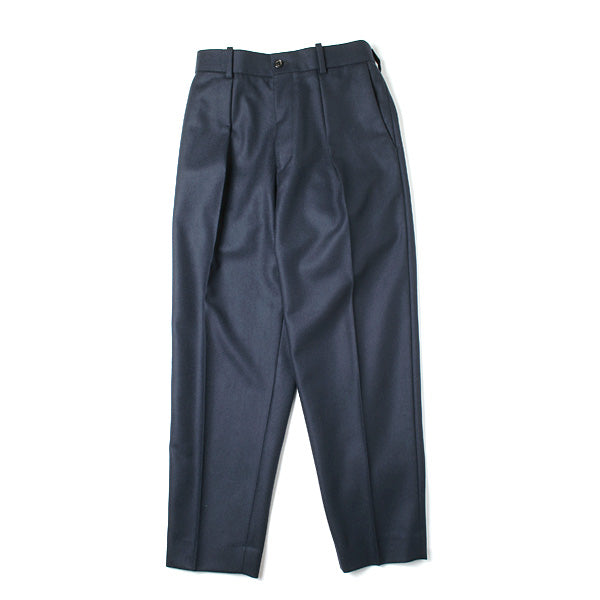 MARKAWARE 1TUCK PEGTOP ORGANIC WOOL WORSTED JAPAN FLANNEL 「Area」