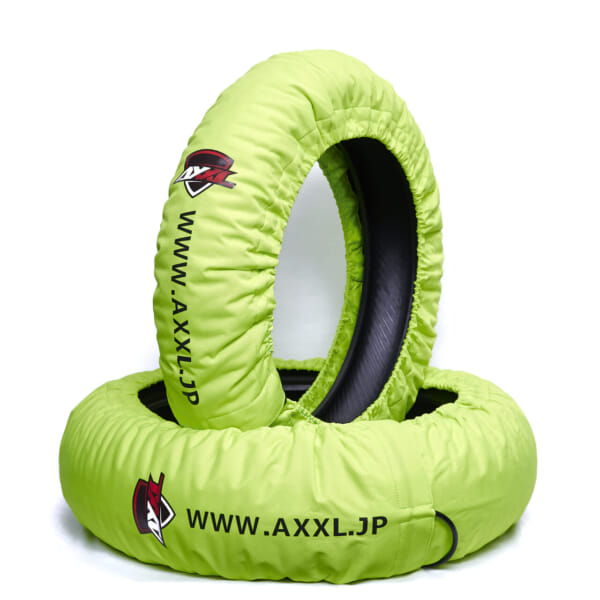 サーキットには必須 AXXL 17インチ 各色 タイヤウォーマー｜AxxL