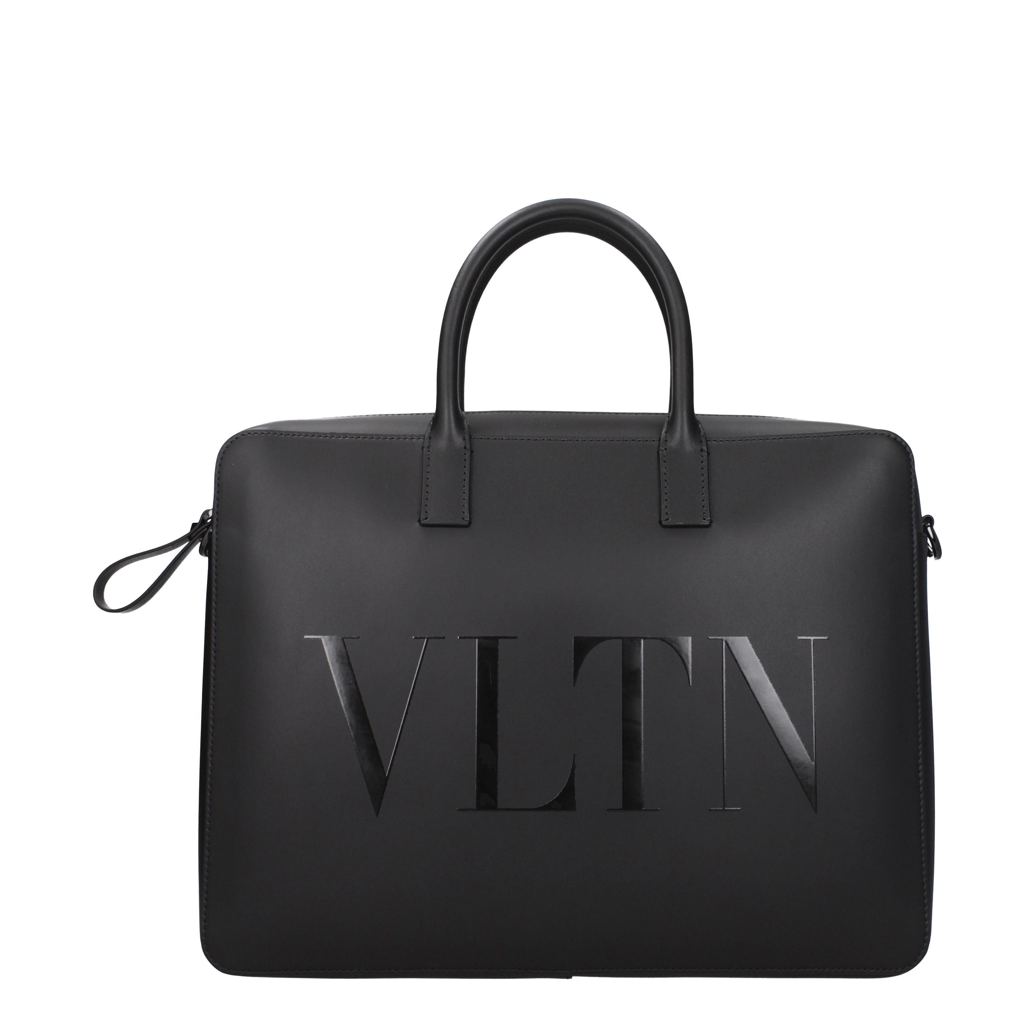Valentino Garavani Work Bags Men Leather Black/Black | B-Exit – B