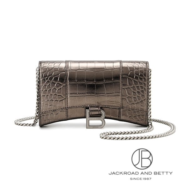 アワーグラス チェーン ウォレット ブロンズ ブラウン[6560502AAJ72564