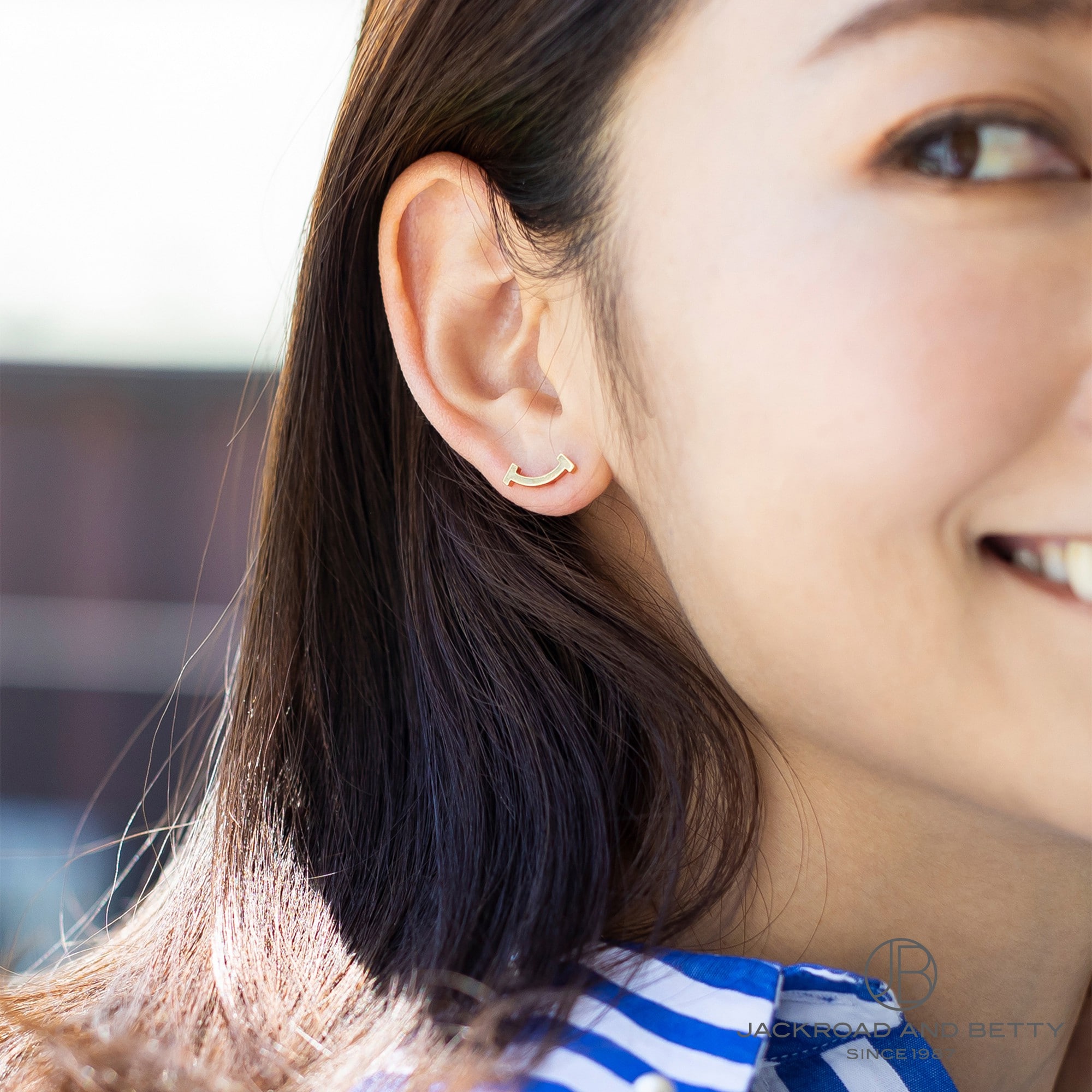 Tスマイル ピアス RG[60150754] T Smile Earring | ティファニー 新品