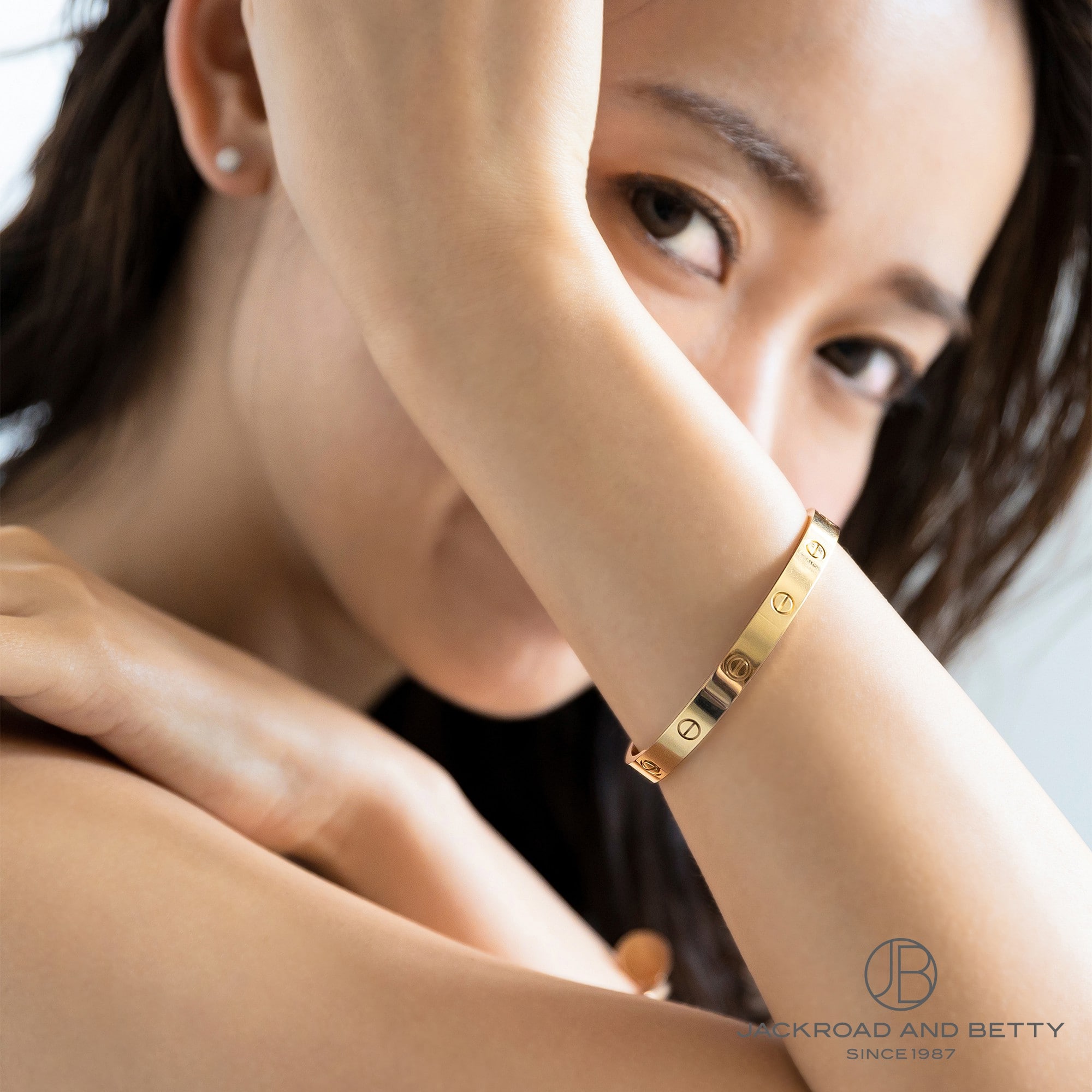 ラブブレスレット クラシックモデル YG 17[B6035517] Love Bracelet