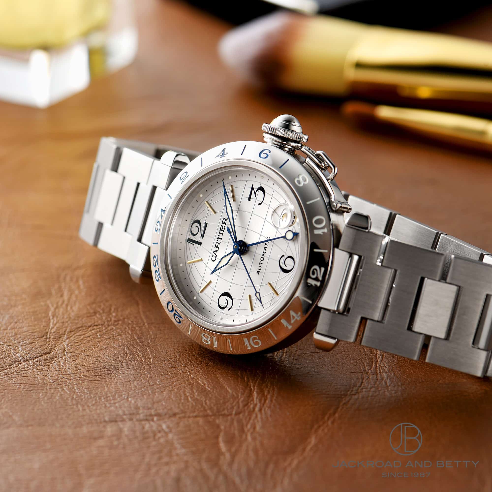 パシャC メリディアンGMT[W31029M7] Pasha C GMT | カルティエ メンズ