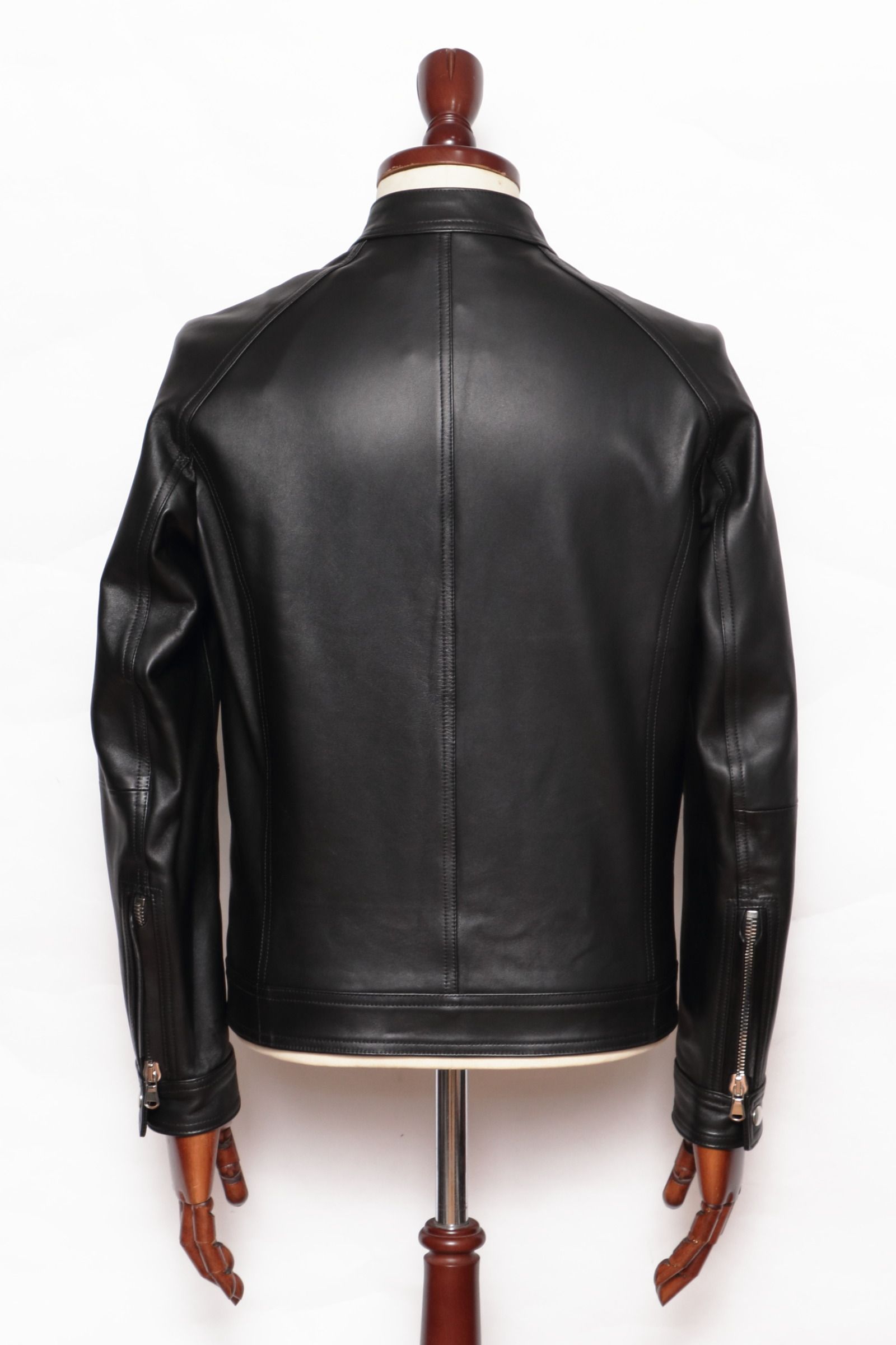 EMMETI - MASSIMO ラムスキン ナッパレザー シングル ライダース