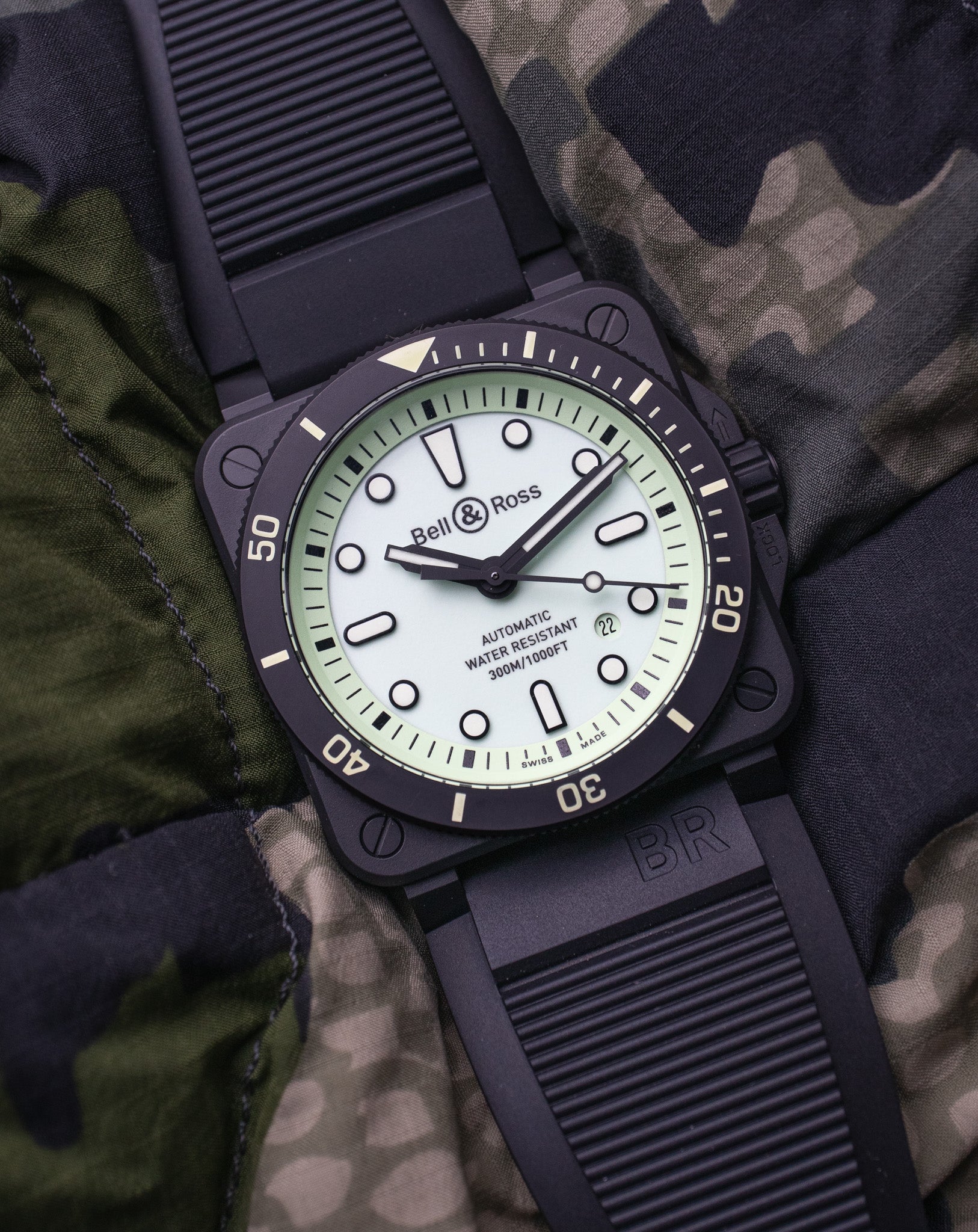 Bell & Ross BR 03-92 Diver Full Lume BR0392-D-C5-CE/SRB – Belmont