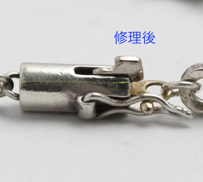 クロムハーツペーパーチェーンの金具修理