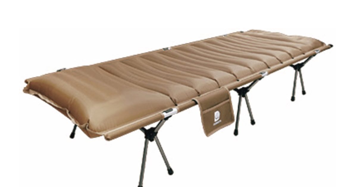 DOEARTH／キャンプ泊に沼るエアーコットマット Gussuri | 道具・ギア