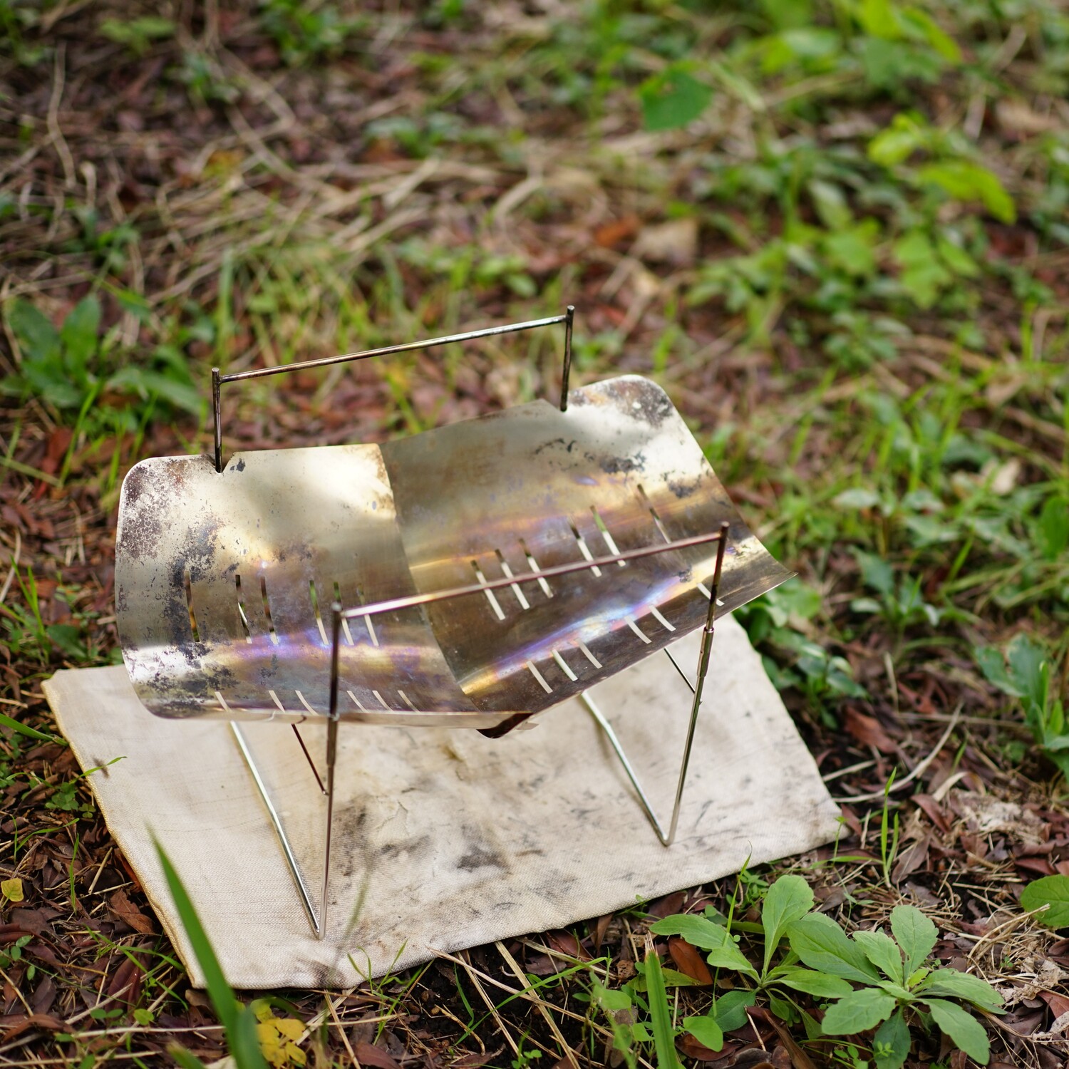 スイス発祥の焚き火台「ピコグリル 398 」。多くのキャンパーに愛さ