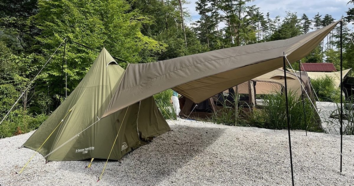 ogawaのタープ特集！ヘキサ・レクタ・TC素材…人気の小川張りも紹介