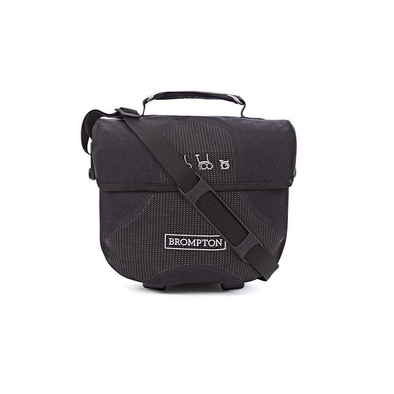 Brompton Mini O Bag Black – Reflective | BernatCycles