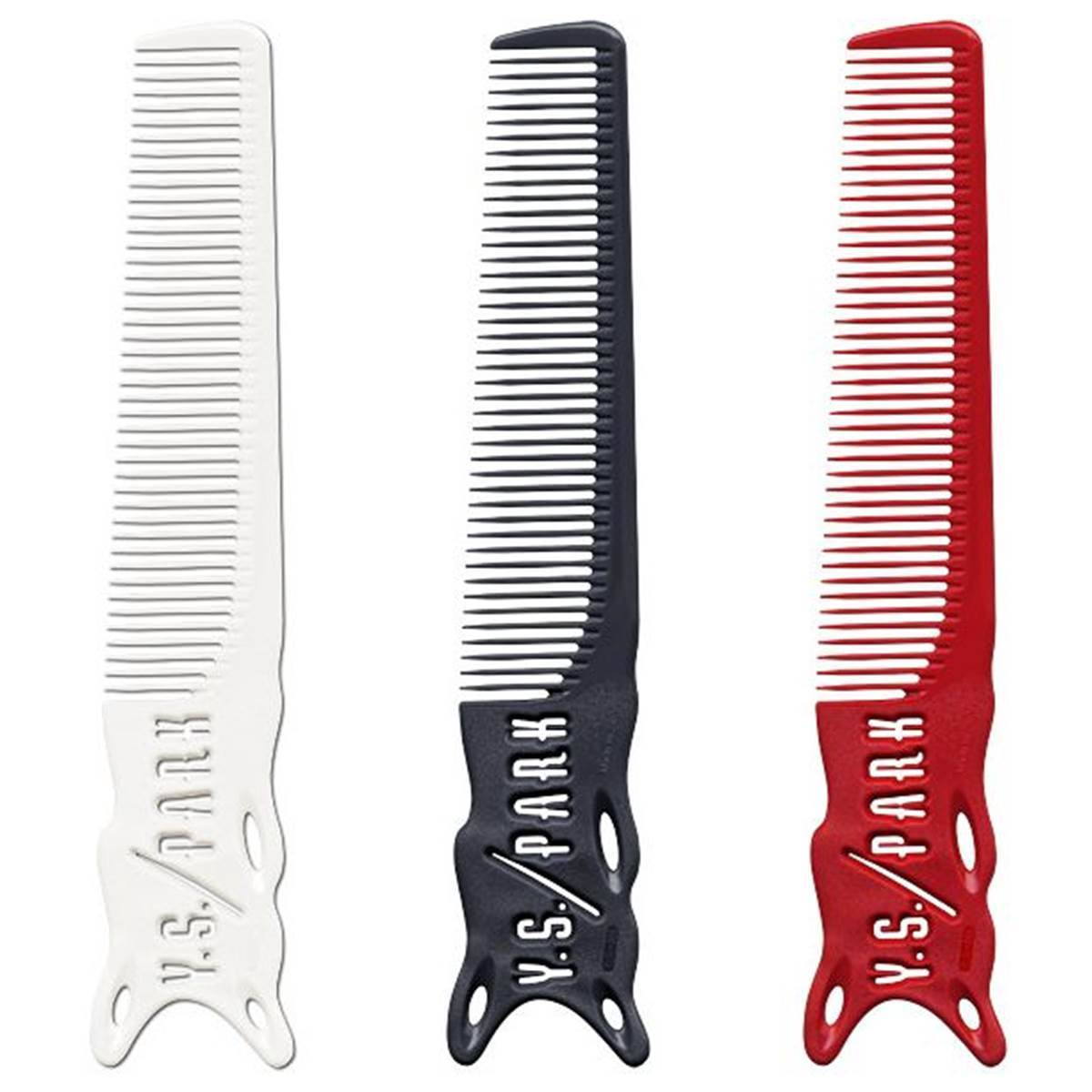 YSPARKショートヘアデザインコーム YS-209 (ホワイト)≪荒刈り 刈上げ