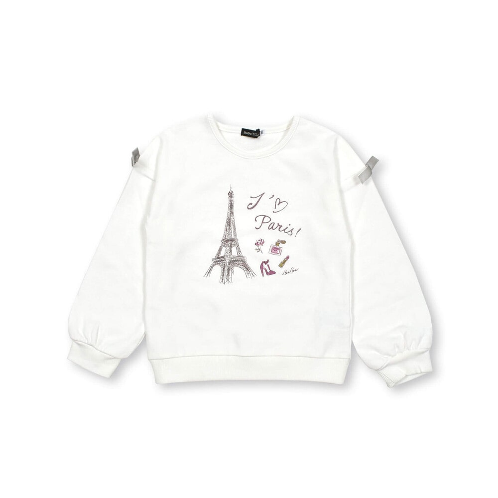 エッフェル塔トレーナー(80～150cm)(80cm グリーン): トップス【べべ